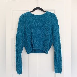 Kittenish cropped sweater